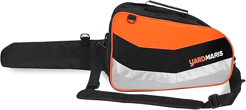 YARADMARIS - Funda de transporte para motosierra, bolsa de almacenamiento protectora completa, soporte plegable para motosierra, compatible con