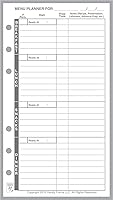 Vista 7 de Registro de Pagos/Gastos de Tamaño Personal y Registro de Cheques, Dimensionado y Perforado para Filofax Personal Notebook (9.4 cm x 17.1 cm)