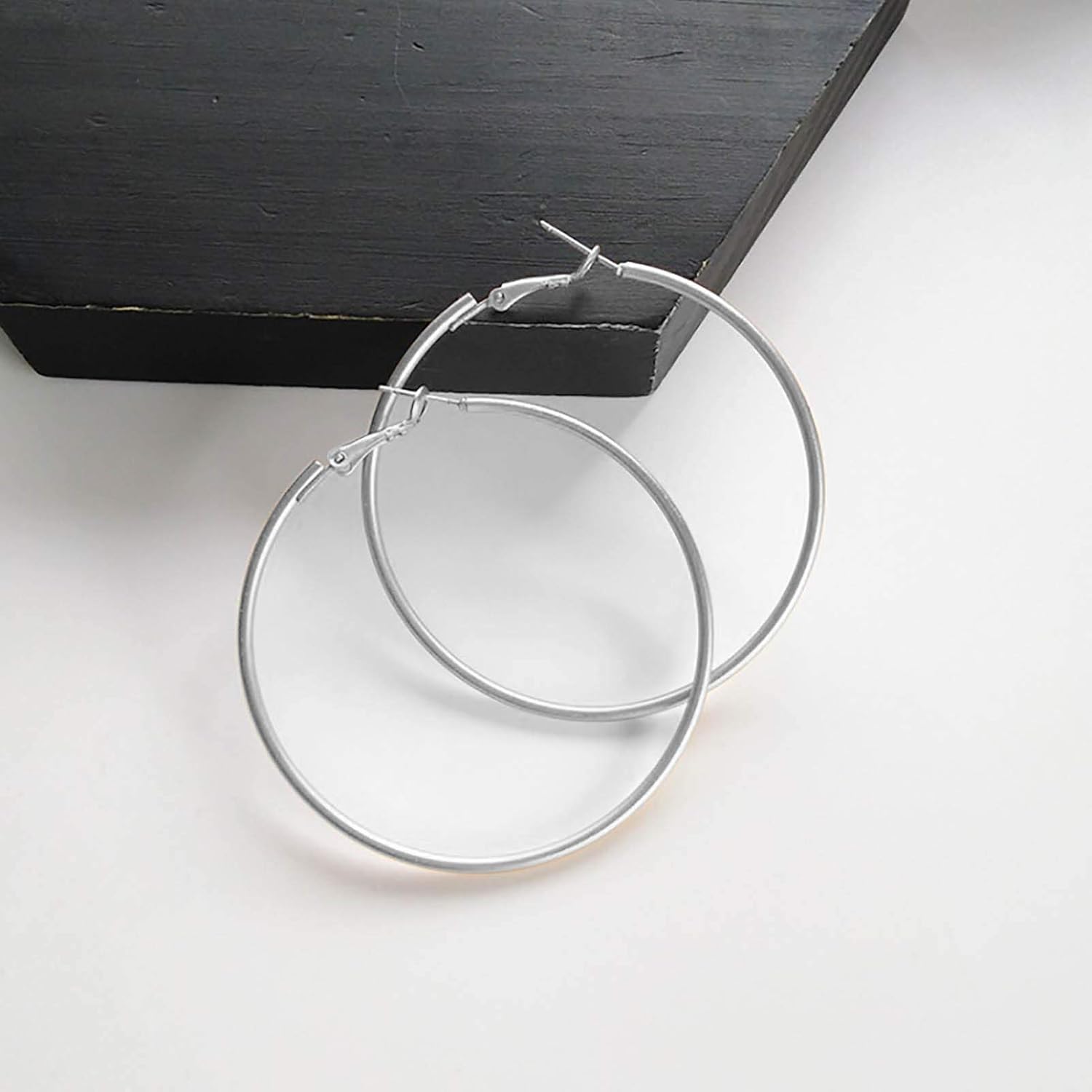 60Pcs Beading Hoop Earrings Finding Hypoallergenic Earrings Beading Hoop Open Circle Earring for Jewelry Making DIY Crafts Art Creation Women Gift Wedding Party Favor - Image 4