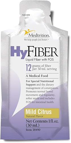 Fibra líquida diaria para regularidad y heces blandas HyFiber 0.42oz de fibra soluble. 100 dosis.