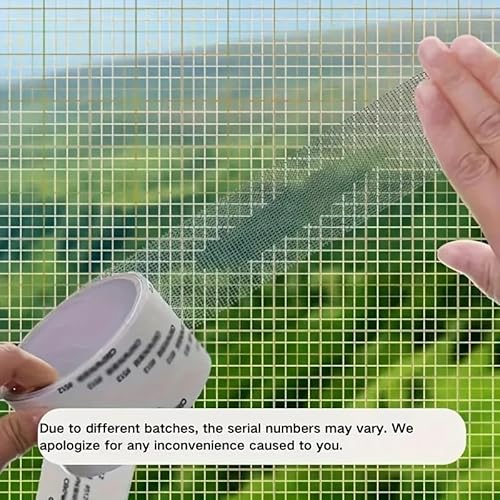 Generico Reparaturband für Moskitonetze, 2 Meter, selbstklebend, für Fliegengitter, grau, aus Fiberglas, strapazierfähig, einfach anzubringen