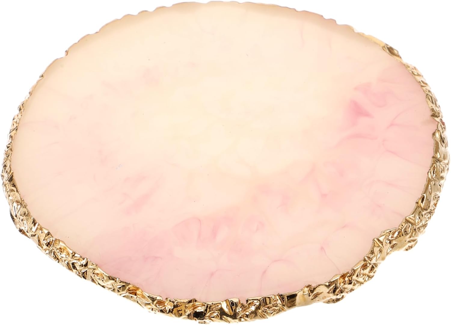 GALPADA 3pcs Jewelry Organizer Trinket Dish Rim Earring Necklace Storage Tray Jewelry Display Plate for Home Decor