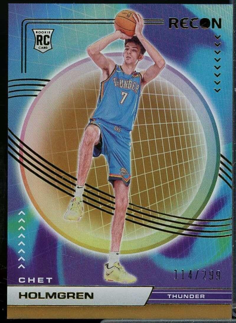 Chet Holmgren Rookie Card 2022-23 Panini Recon Holo Bronze #227 - Basketball Slabbed Rookie Cards