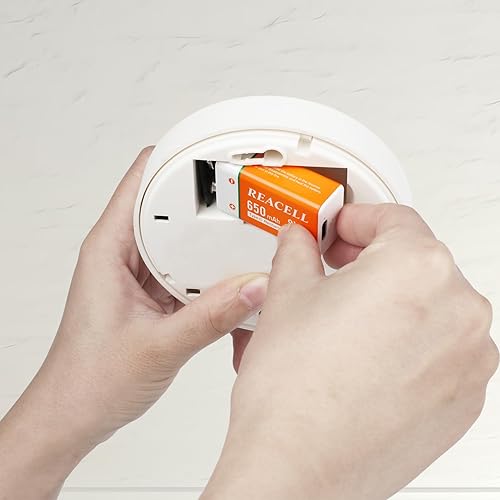 Miniatura 7 de Baterías recargables USB de 9 V, baterías de litio recargables de alta capacidad de 9 voltios, paquete de 2 baterías PP3