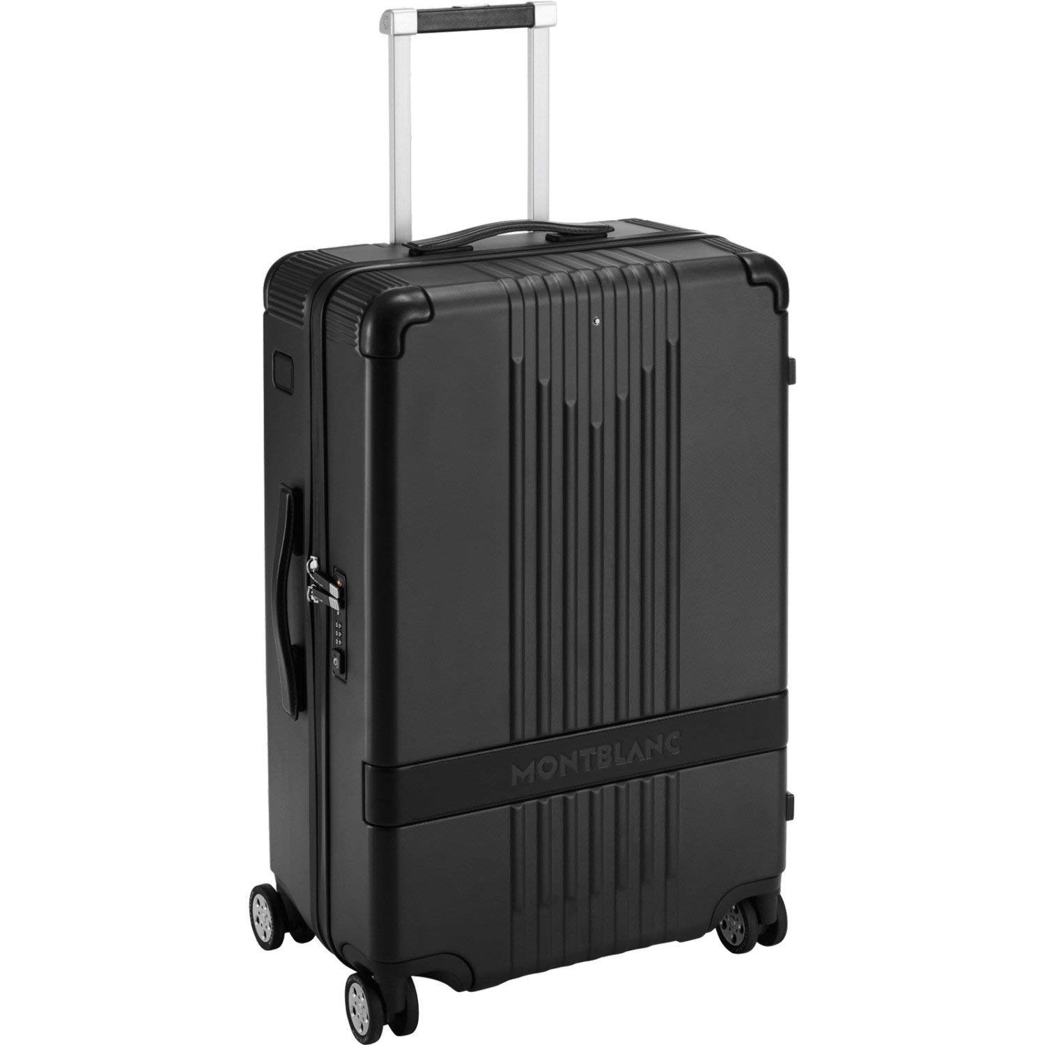 MONTBLANC MY4810 Trolley Medium Small Black Spinner Suit Case Ident ID 118729