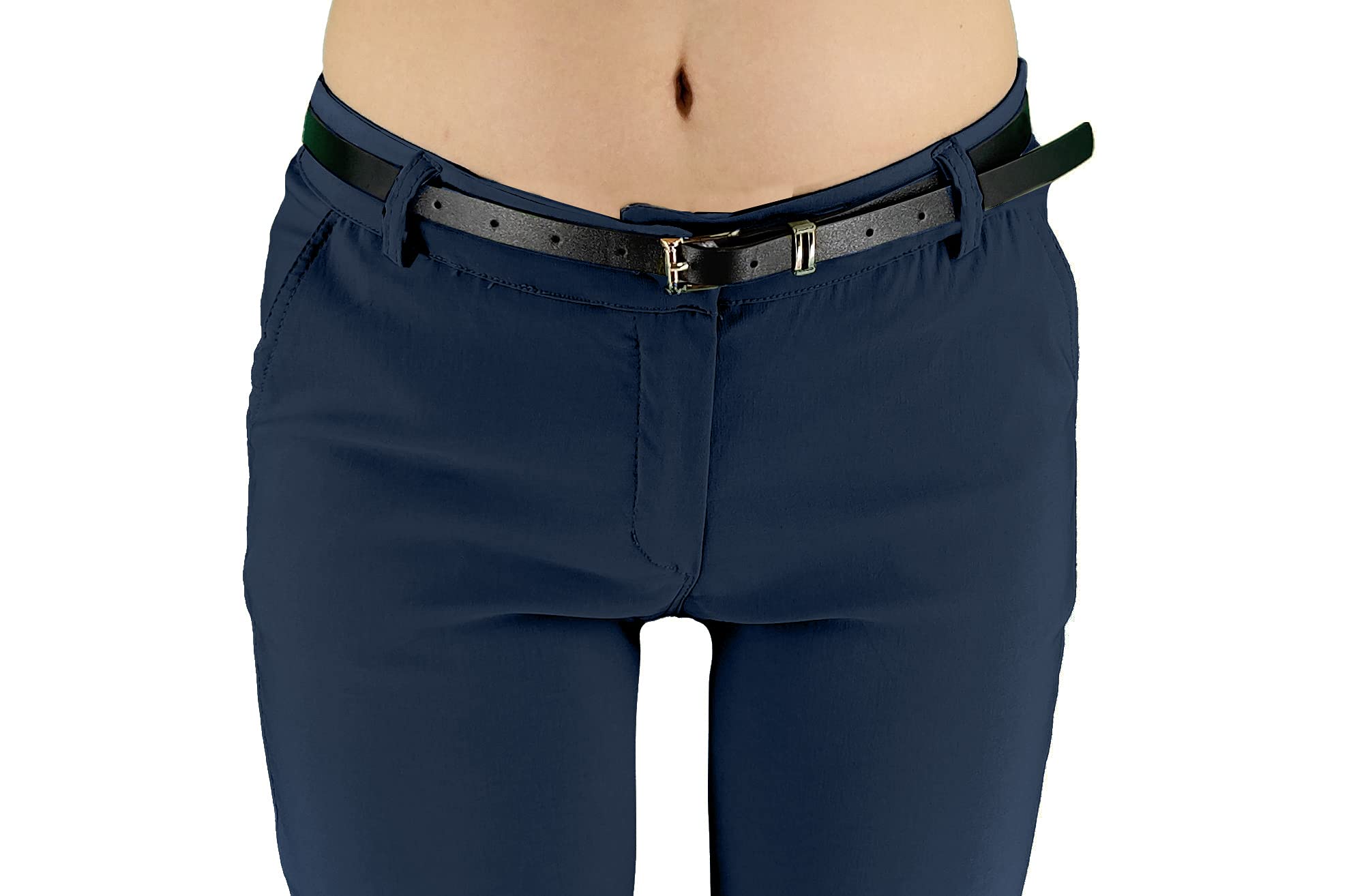 JOPHY & CO. Pantalone Donna Bermuda con Cintura e Tasche (cod. 3009)