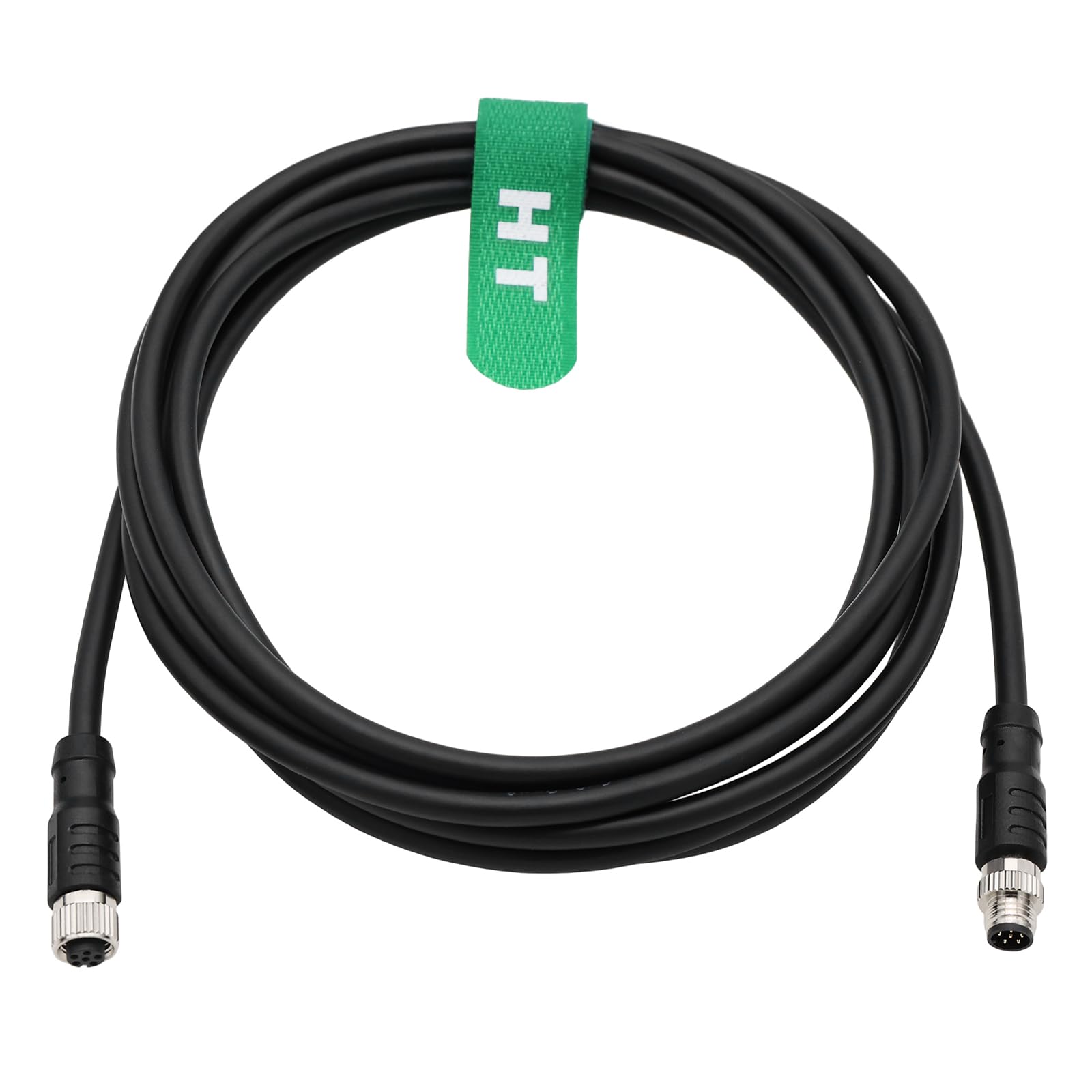 HangTon M8 for Basler Camera ace 2 V, Boost R, Racer 2 S, Vision System Sensor Industrial Automation Control, 6 Pin A-Coded, Shielded, 5m
