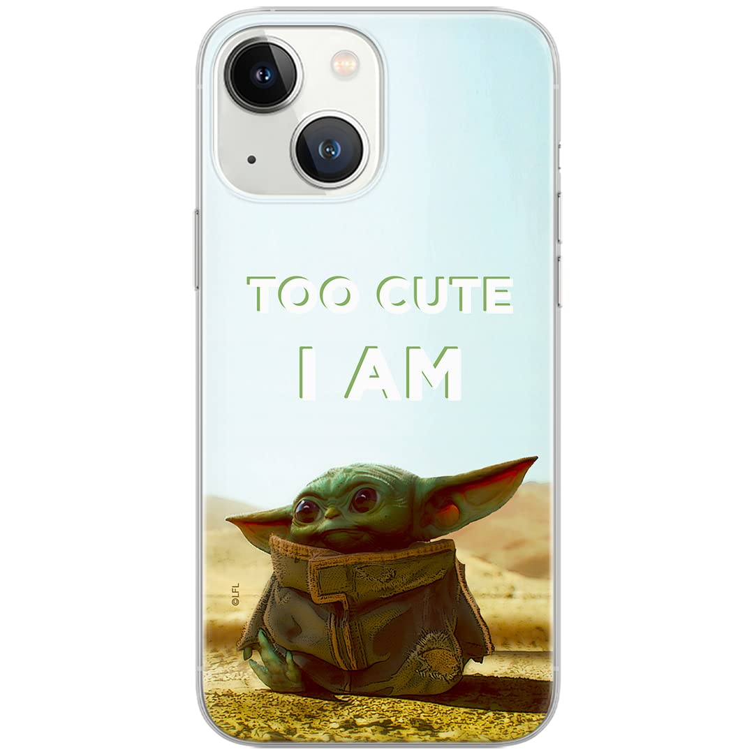 ERT GROUP Handyhülle Für IPhone 13 Pro Max – Offizielles Star Wars Baby Yoda Design, TPU, Stoßfest