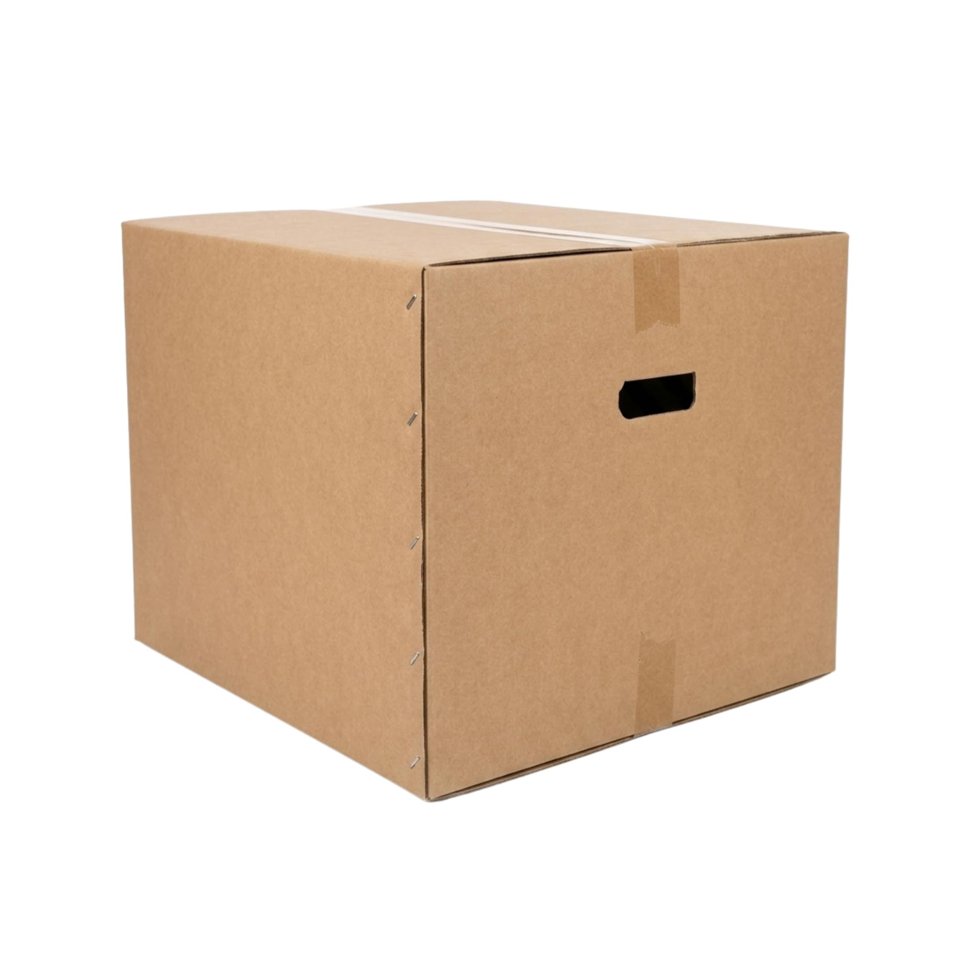 5 Strong Cardboard Moving House Boxes Large 51cm x 51cm x 39cm (20" x 20" x 15") Removal packing Boxes for Moving House with Room Checklist & Carry Handles | Made in Britain