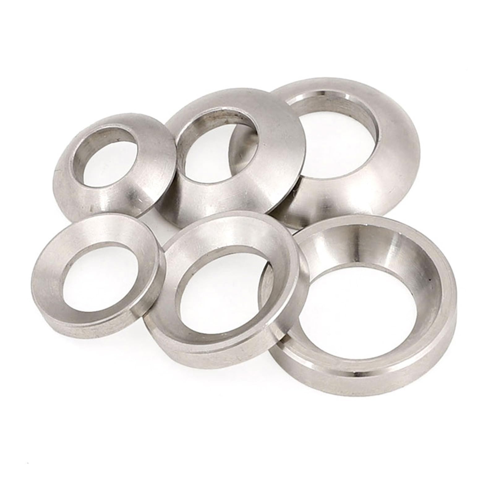 Dhaey Spherical Stainless Seroni 5/10Pcs Conical Spherical Washer M6 M8 M10 M12 M16 M20 M24 Countersunk Washer Stainless Steel Concave Convex Cone Gasket Carbon Steel Gasket(,M8 (10Pcs))