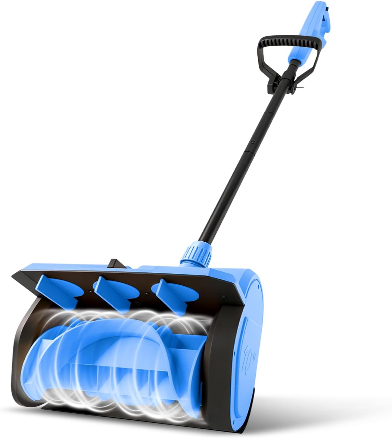 Snow Shovel for Makita 18V Battery, 1200W Brushless Electric Snow Blower, 10" Wide & 6" Deep Clearing, Adjustable Chute, Lightweight 11.5lbs, for Deck, Steps, Walkways (Battery Not Included)