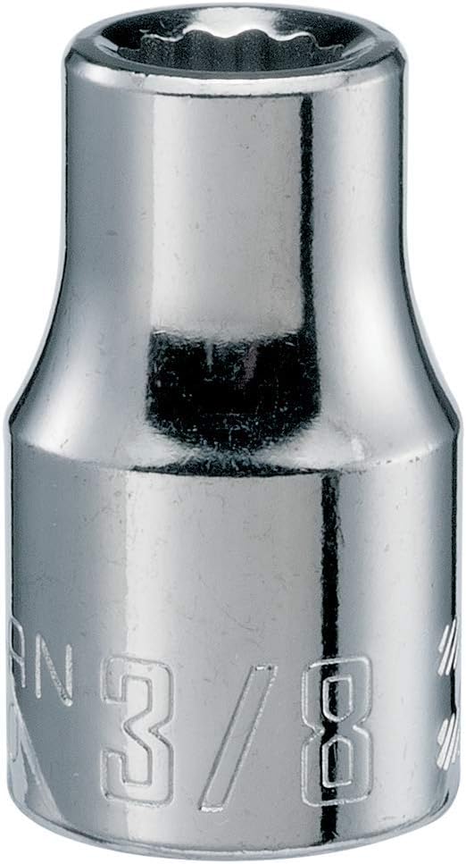CRAFTSMAN Shallow Socket, SAE, 1/2-Inch Drive, 3/8-Inch, 12-Point (CMMT47500)