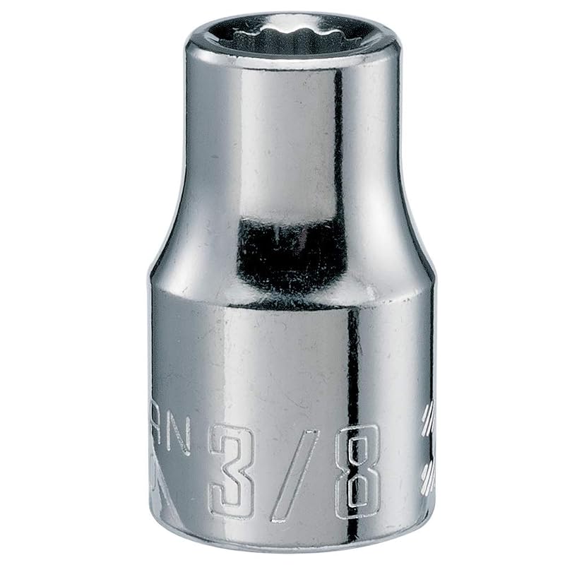 Soquete Raso SAE CRAFTSMAN CMMT47500, Encaixe de 12,7 mm (1/2 pol.), 12 Pontos, 9,5 mm (3/8 pol.)