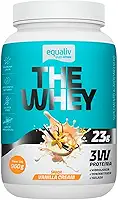 The Whey 3W, Proteína Hidrolisada, Isolada e Concentrada, Sabor Vanilla, 960g -Equaliv
