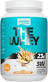The Whey 3W, Proteína Hidrolisada, Isolada e Concentrada, Sabor Vanilla, 960g -Equaliv