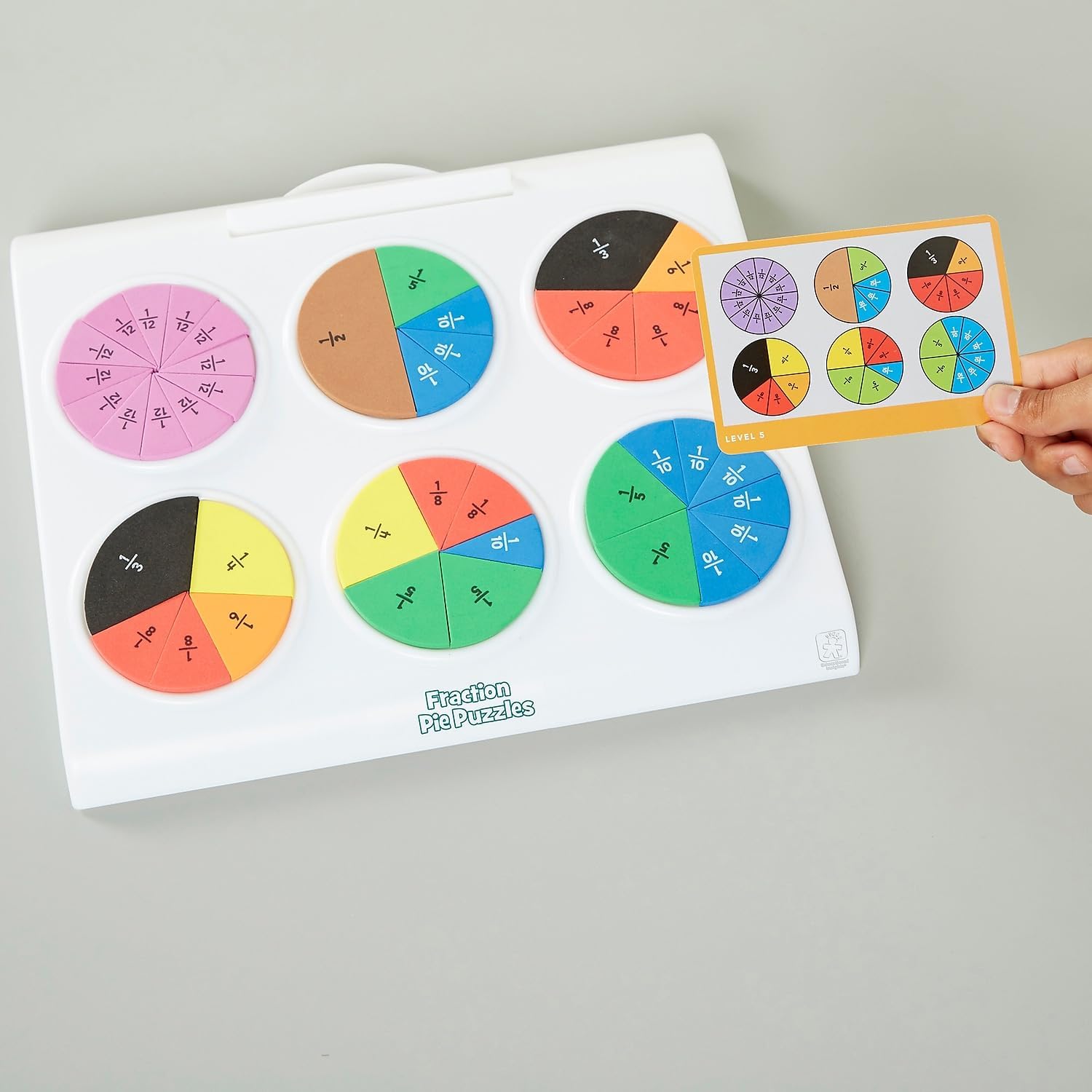 Educational Insights Fraction Pie Puzzles