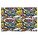 KIMDFACE Rompecabezas Puzzle 1000 Piezas,Comics Speech Bubbles Beep Wow con vívidos Efectos Antiguos Boys Supernatural,Puzzle Educa Inteligencia Jigsaw Puzzles para Niños Adultos