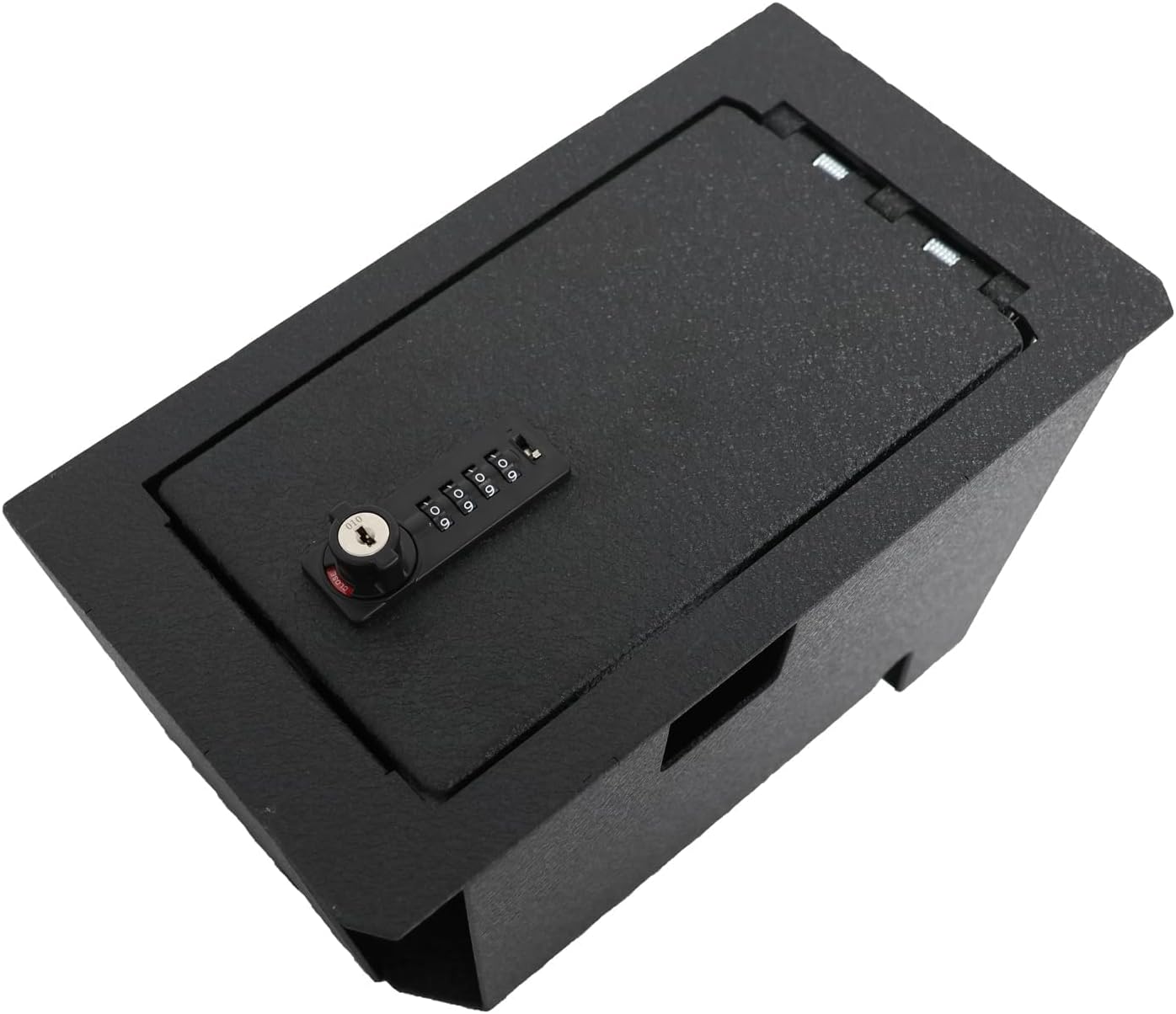 Center Console Gun Safe - Console Gun Vault Compatible with Toyota Tundra 2022-2026, Toyota Sequoia 2023-2026, Electronic Keypad Lock.
