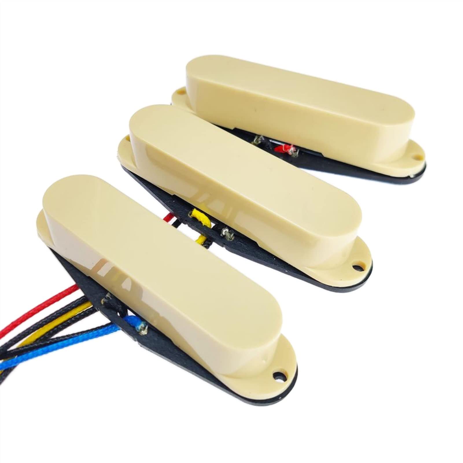 Gitara Elektryczna Humbucker Magnes Ceramiczny Magnes Pojedynczy Cewki Pickups (Neck Bliski I Bridge Beige Zestaw odbioru