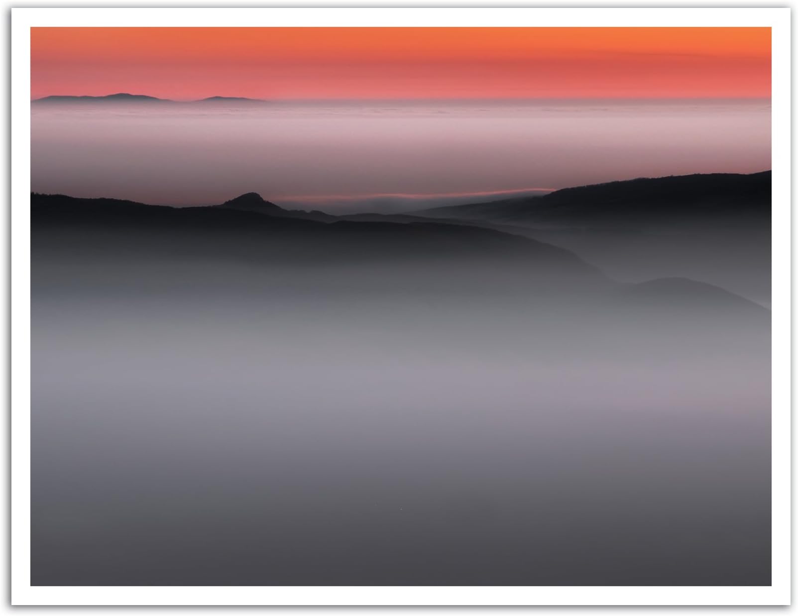 JP LondonJP London POS1X762672 Jpl and Dragisa Petrovic Present Homeland Morning Silk Sky Land 25.75" by 19.75" Peel and Stick Fully Removable Wall Poster Mural