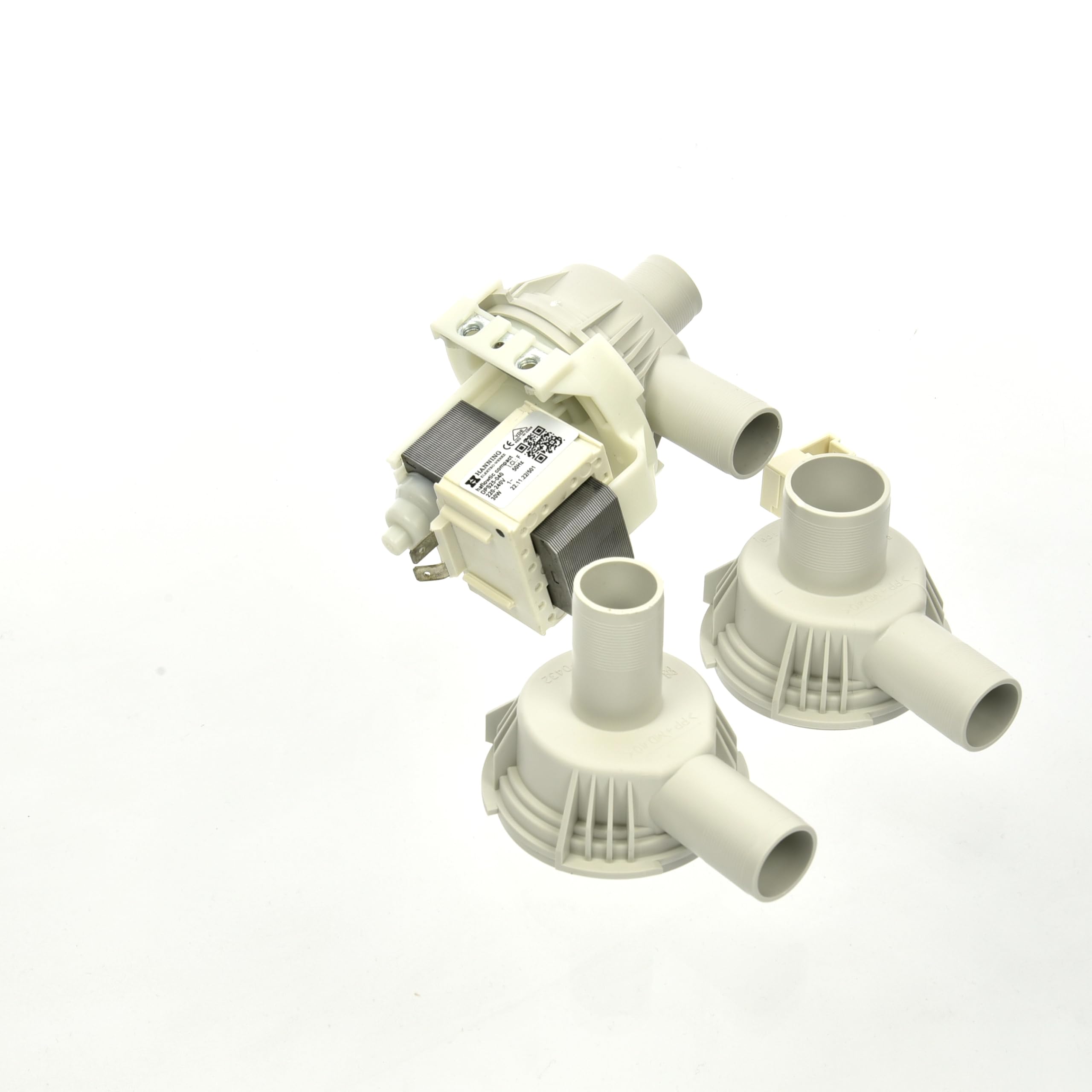 Ablaufpumpe Hanning DPS25-040 HANNING 230V 50Hz 30W für Spülmaschine Comenda FC3 FC4 FC44 LC C800 RC411 Geschirrspüler Jemi GS Kombidämpfer Convotherm OGB10 OGB20 OGS10 OGS12 OGS20 OGS6 Ausgang ø24 mm