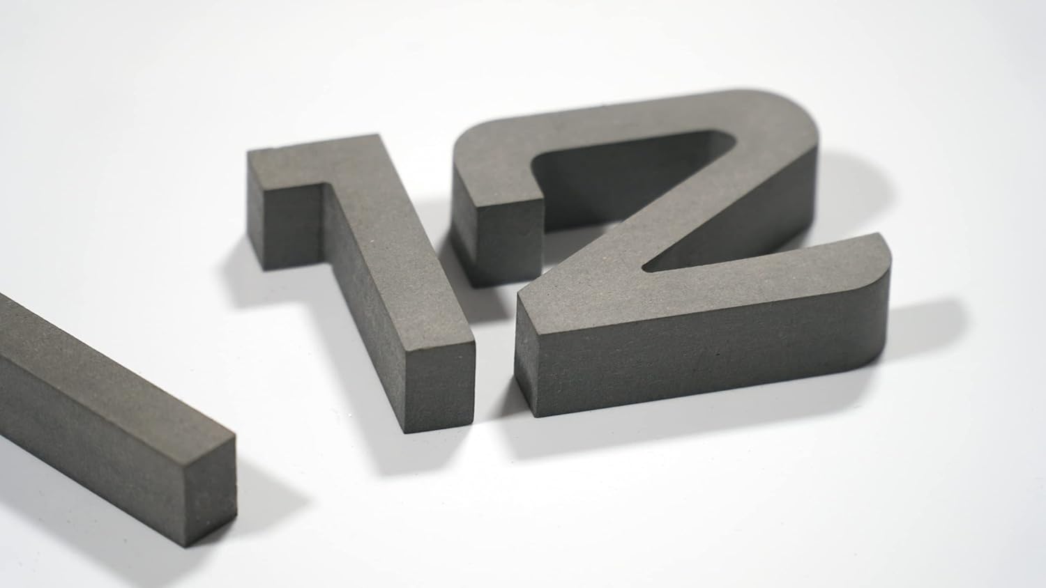 Large Wall Clock DIY Large 3D Wall Clock Modern Design Nature Without Ticking Noises Non-Ticking Living Room Bedroom Decorative Item Grey 50 cm - 75 cm