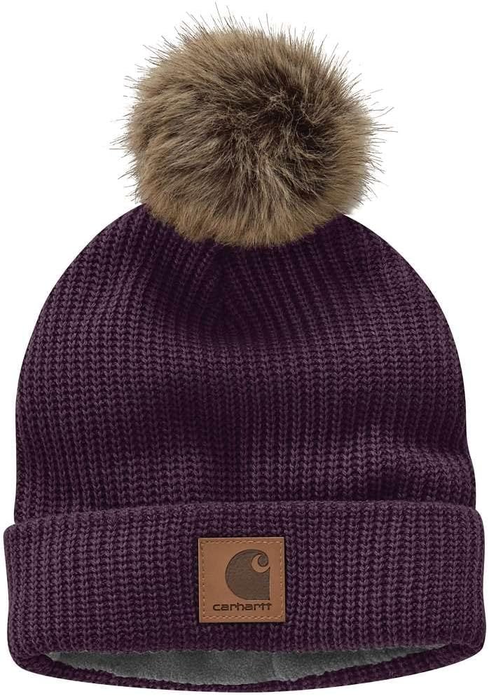 Carhartt Men's Knit Fleece Lined Pom Hat
