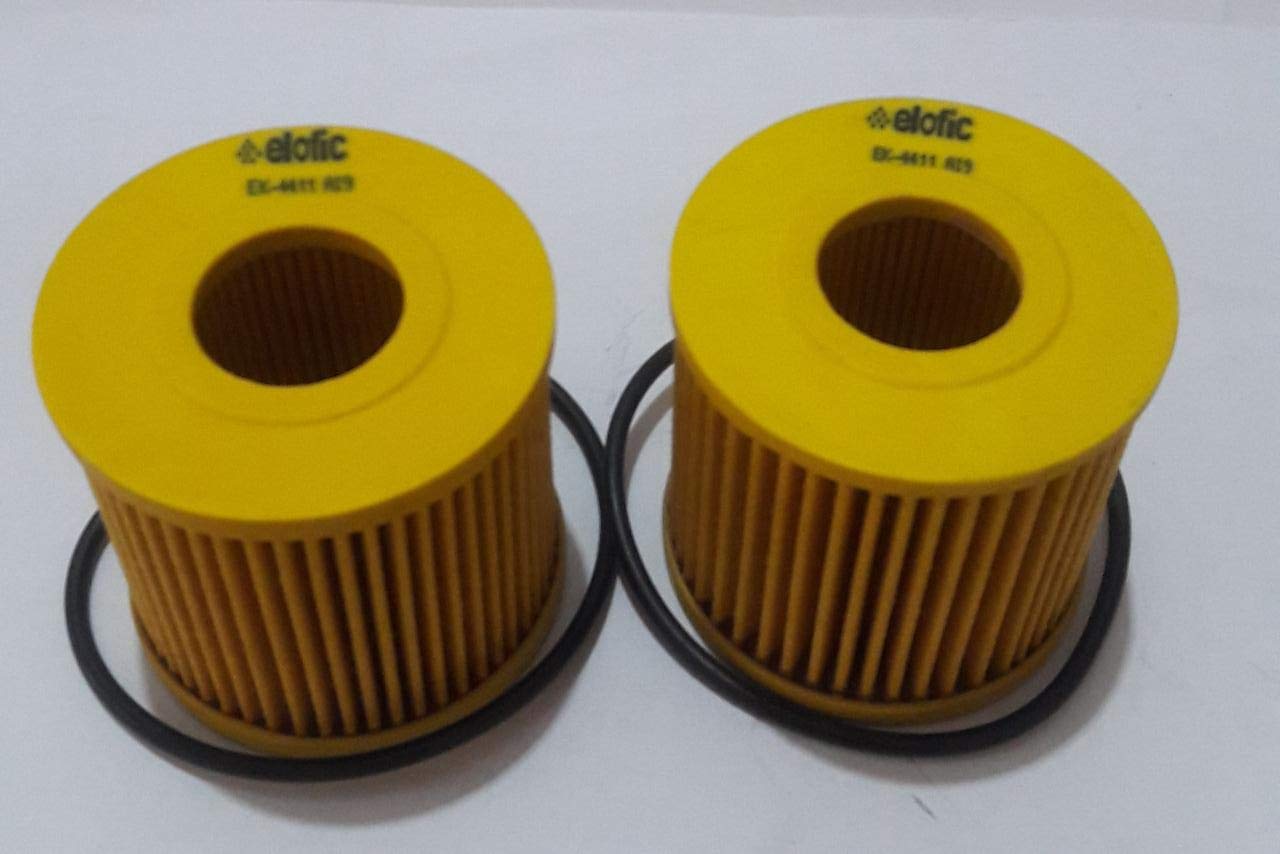 Elofic EK4411 Oil filter for Toyota Etios Diesel (Pack of 2) Amazon
