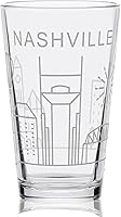 Vista 28 de AMSTERDAM NETHERLANDS SKYLINE Engraved Pint Beer Glass Minimalist City Sky Line Full Wrap Engraving Great Gift Idea!
