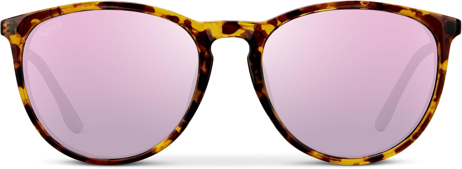 WearMe Pro Round Polarized Sunglasses for Women - UV400 Protection, Lightweight Frame, Vintage Retro Style - Image 2