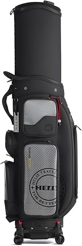 Miniatura 9 de HELIX -Bolsa de carrito de golf de golf, fácil de transportar, bolsa retráctil para carrito de golf con chasis de ruedas de bloqueo y empuñadura