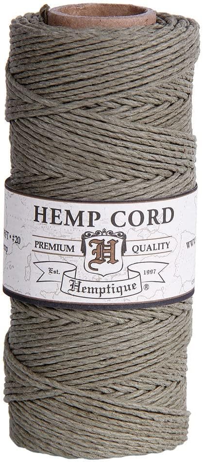 Hemp Cord Spool 20lb 205'/Pkg-Dusty Olive (並行輸入品)