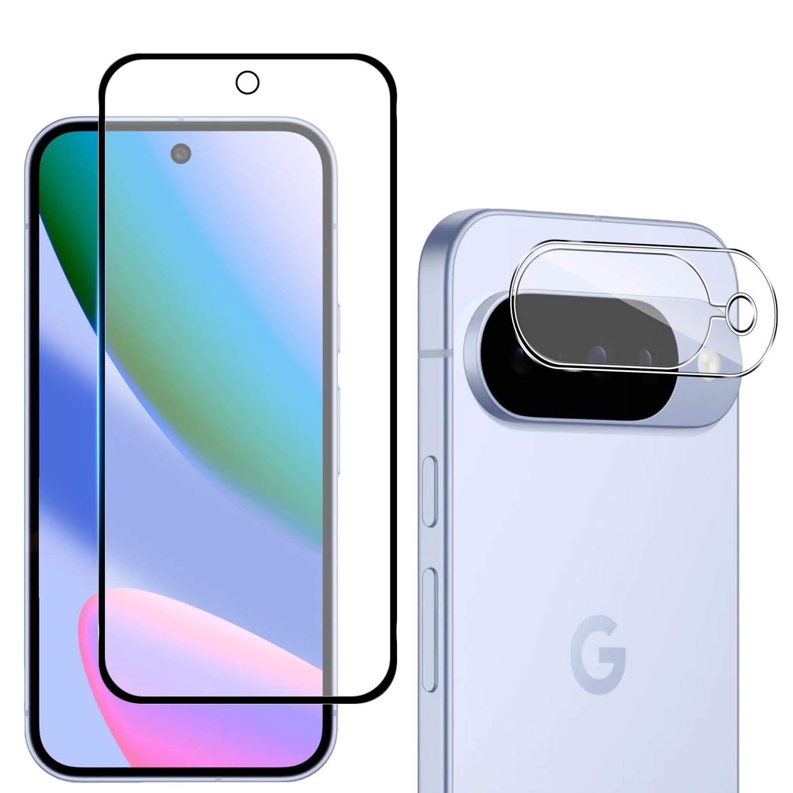 【1+1枚セット】For Google Pixel 10 ガラスフィルム アンチグレア+カメラ保護フィルム さらさら 反射防止 指紋防止 ノングレア Ubefuu 映り込み防止 液晶画面保護 スムーズな操作感
