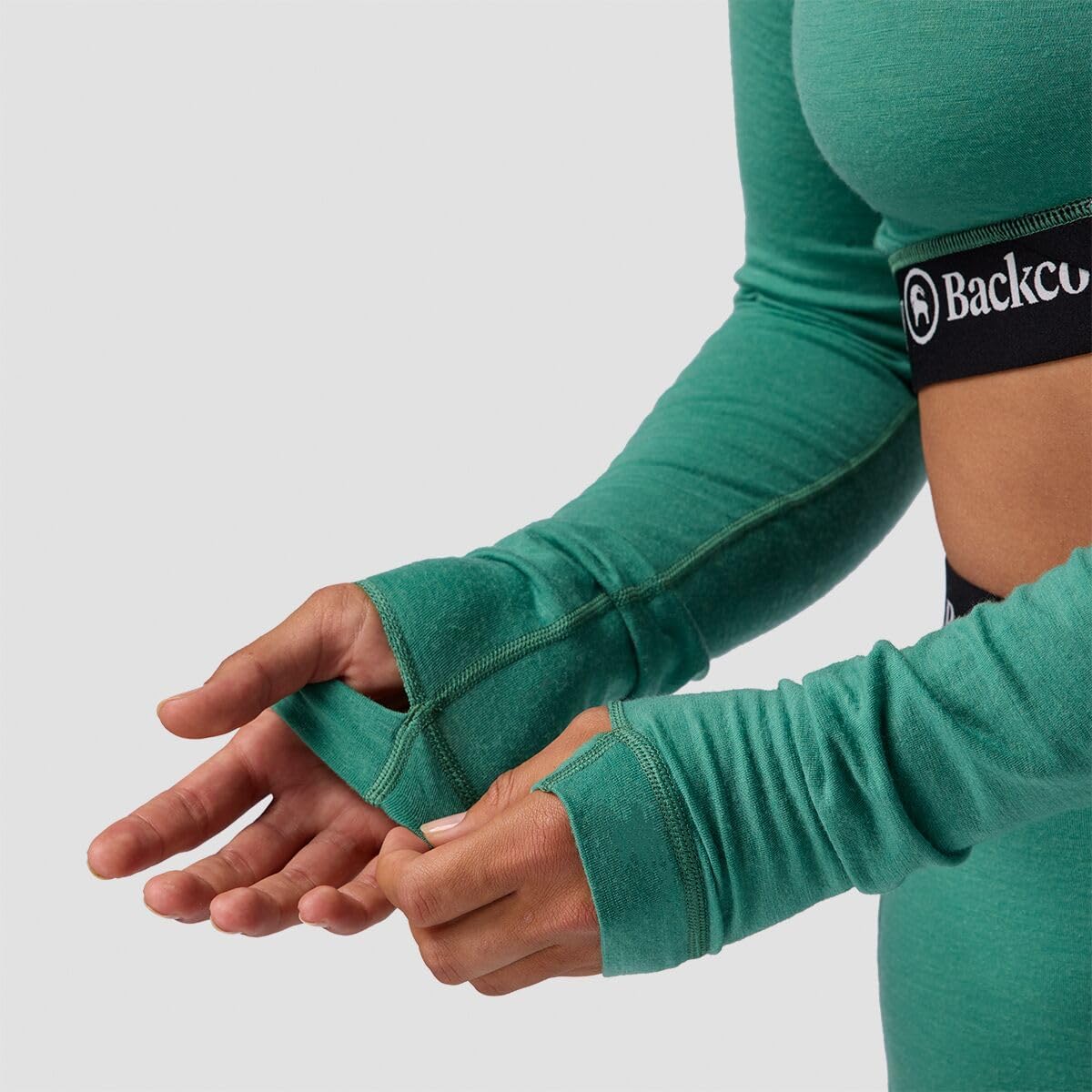 Backcountry, Cedars RWS Merino Lt-Wt Baselayer Cropped Crew Top - Women's - Image 7