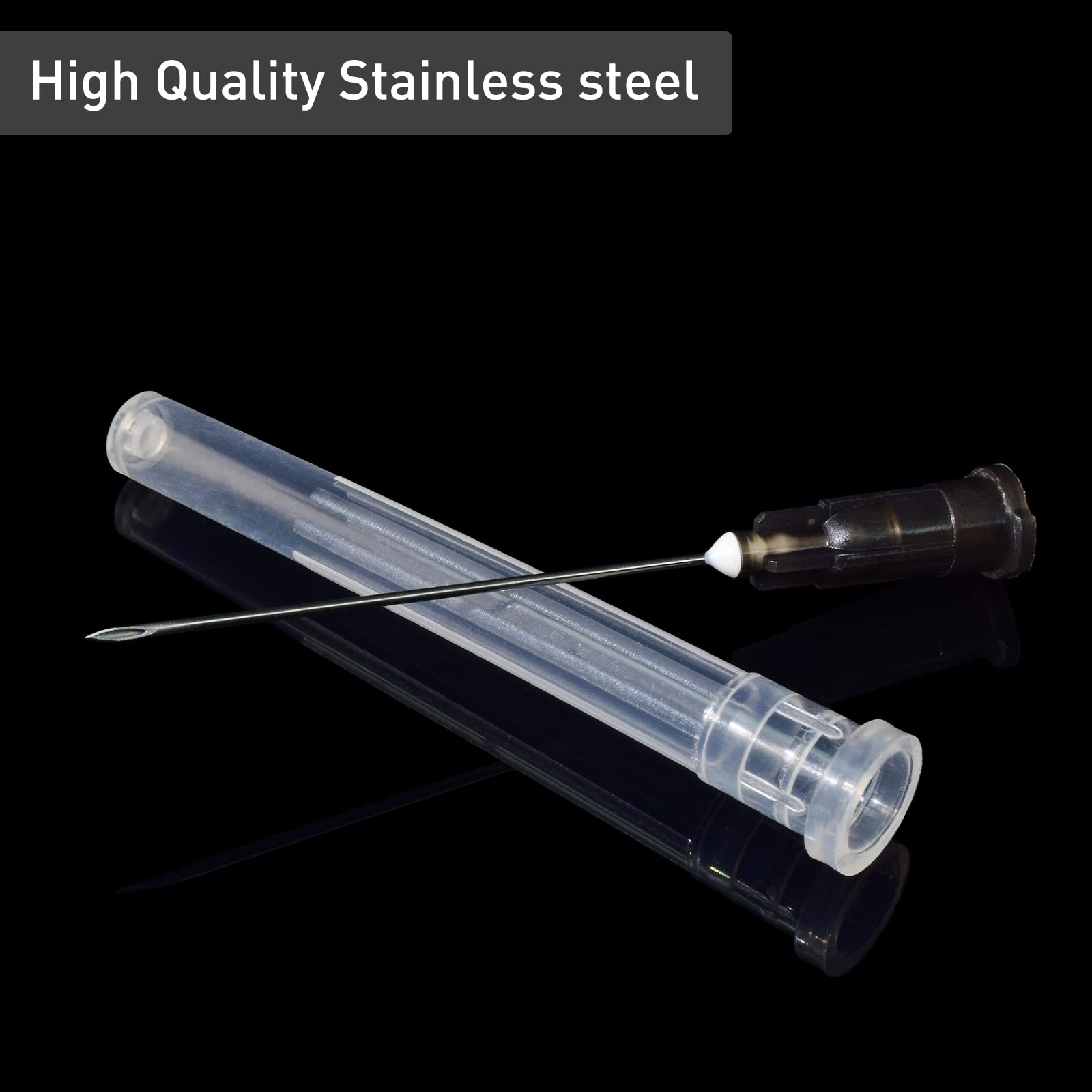 22Ga 1.5inch/38mm Disposable sterile Needles,Pack of 100 — Amazon image 5