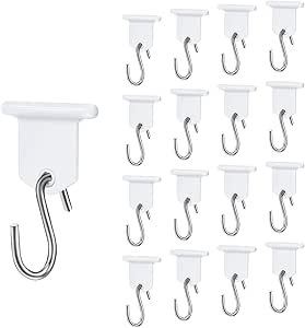 Homgaty RV luifel accessoirehangers, 16 stuks S-haken voor luifel, RV