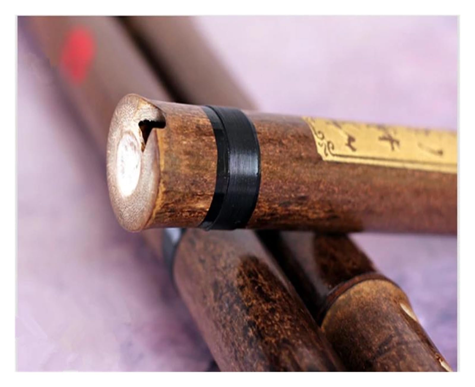 bambusflöte Professionelle vertikale Bambusflöte Xiao Holzblasinstrument Musikinstrument Tonart F/G Dizi 3 Abschnitte Flauta(6 Hole G)