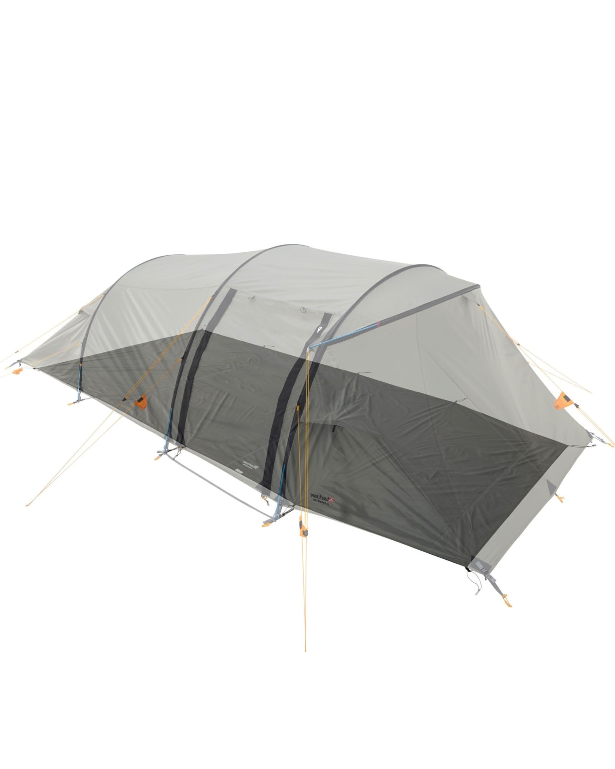 Wechsel Groundsheet Intrepid 5 I Schwarz I robuste Zelt-Unterlage Boden I Zeltplane wasserdicht mit 7000mm Wassersäule I Bodenplane aus 75D Polyester I Camping-Plane zum Schutz vor Nässe & Schmutz