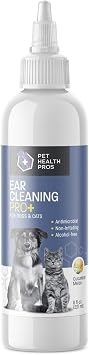 Dog Ear Cleaner Pro - Cat Ear Cleaner Dog Ear Cleaner Solution - Wash Smelly and Dirty Dog Ears - Prevent Itching and Irritation - Cucumber Melon Scent - 8 oz