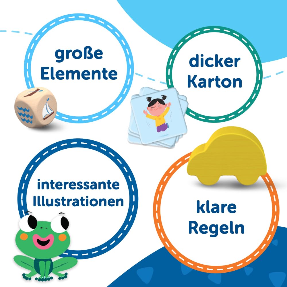Trefl Hop Hop! Brettspiel Für Kinder Ab 2,5 Jahren – Mit Plüschkaninchen & Großen Teilen | Gedächtnis- & Konzentrationsspiel