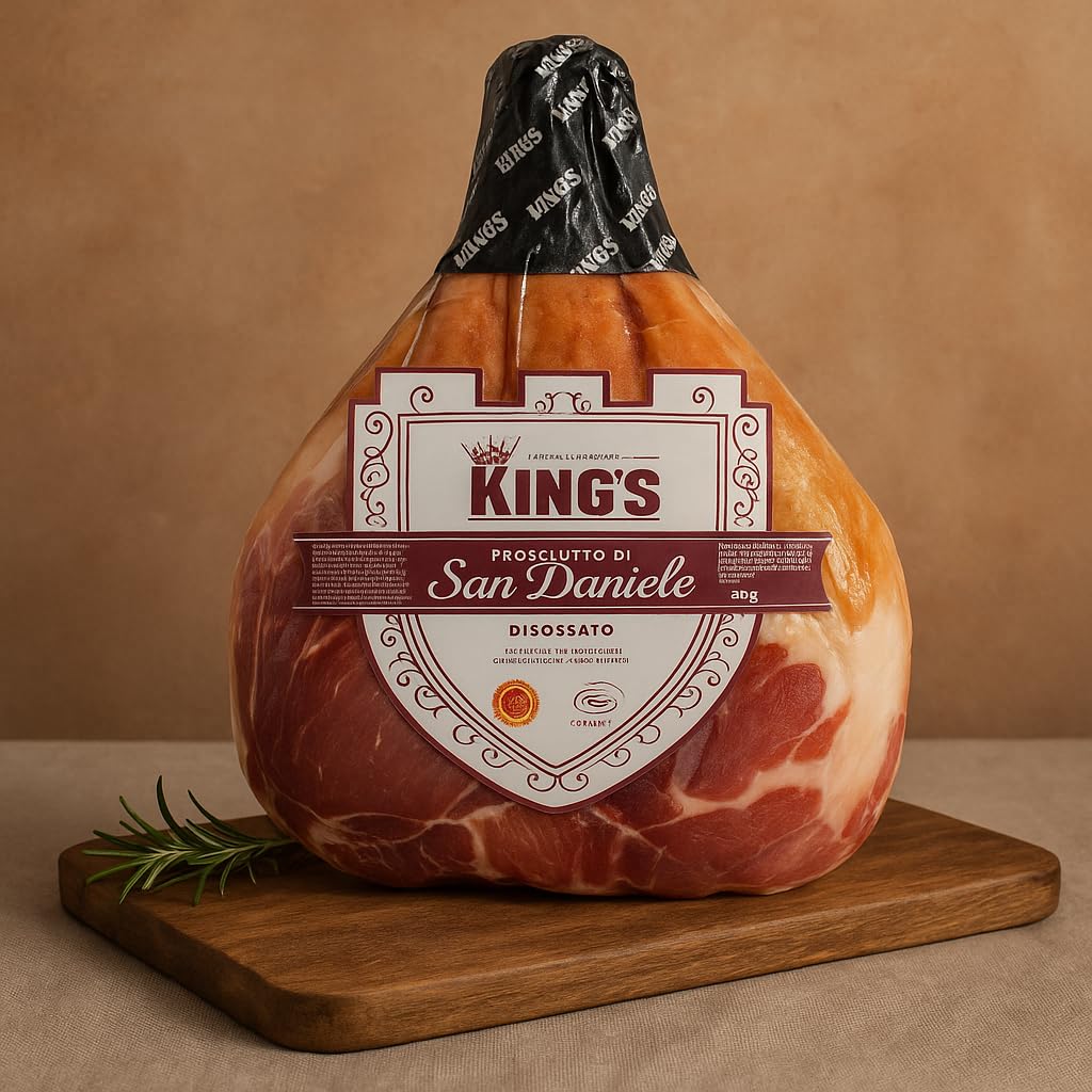Prosciutto di San Daniele Disossato 8kg – Stagionatura Naturale, Gusto Autentico della Tradizione Friulana – Ideale per Gastronomie, Ristoranti, Catering e Uso Domestico