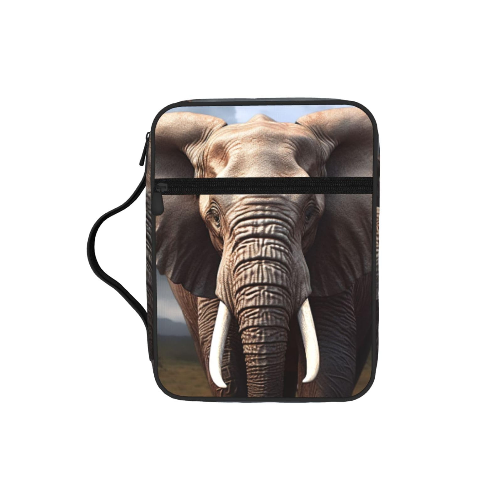 Elephant Bible Cover Case Waterproof Bible Bag With Handle Organizer Storage Book Cover For Bible Study
