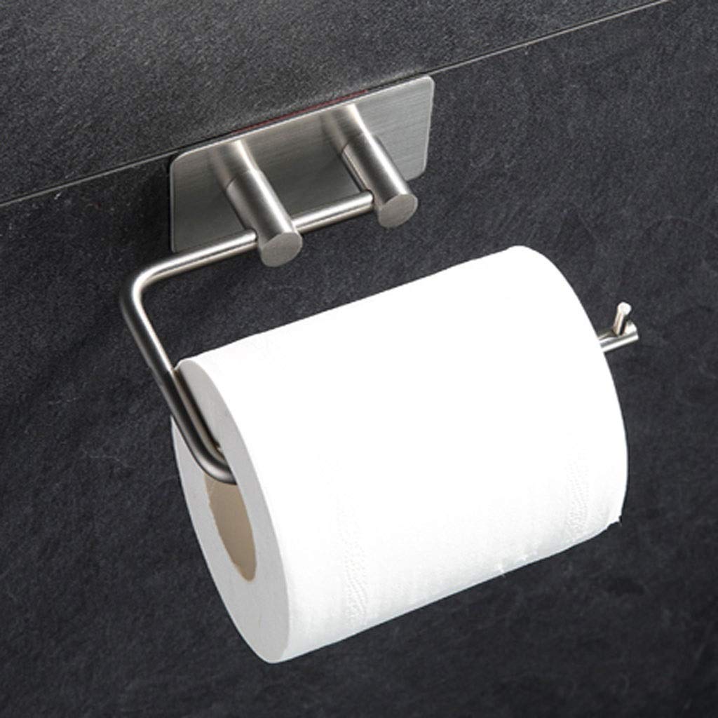 A Parete Supporto di Carta igienica, autoadesiva Supporto di Carta igienica for Bagno Cucina a Parete in Acciaio Inox Servizi igienici Bagno Supporto di Carta