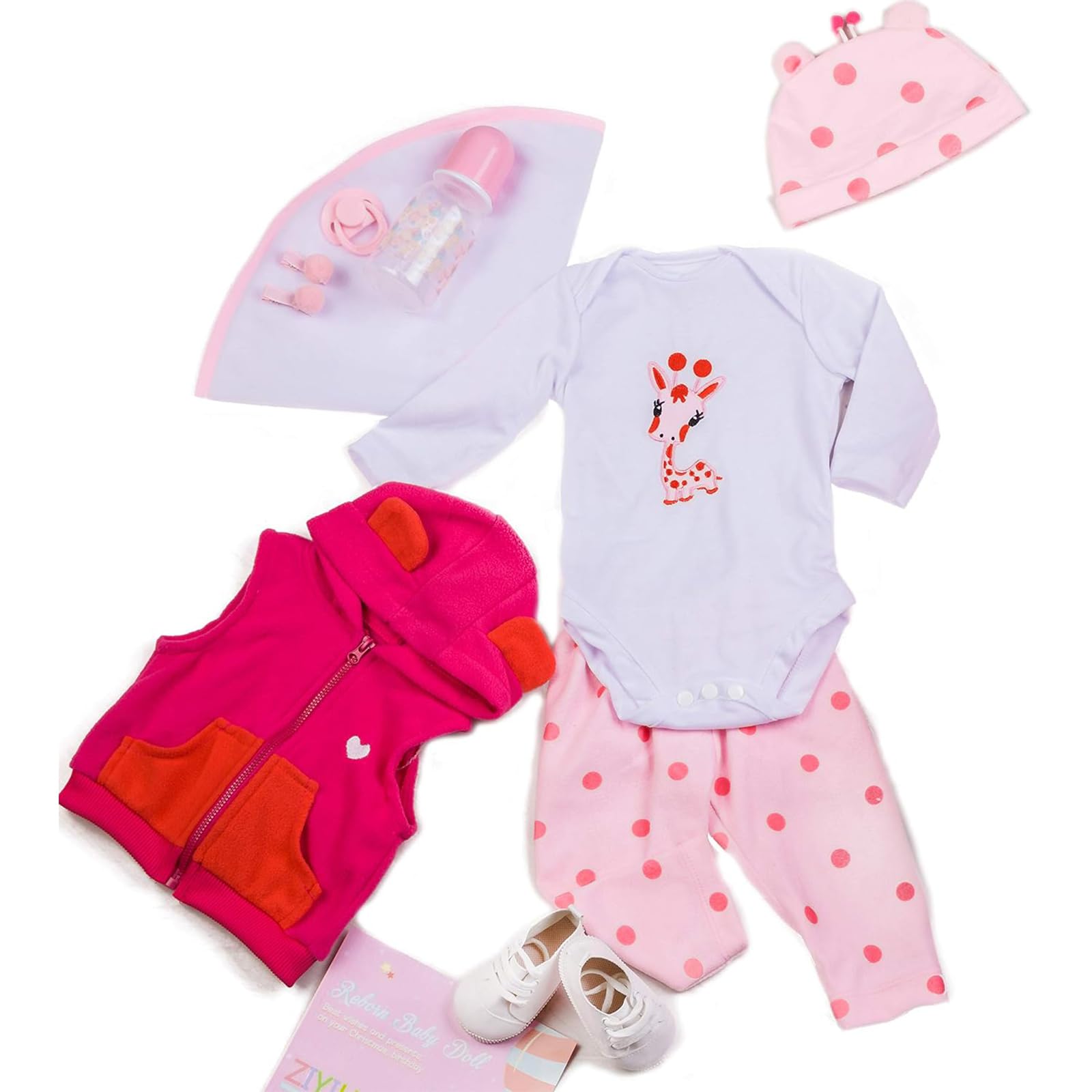 SYP Bambola Reborn Originale 55 cm in Silicone Morbido - Bambola Reborn Femmina Toddler 22 Pollici - Regalo di Natale, Giocattolo