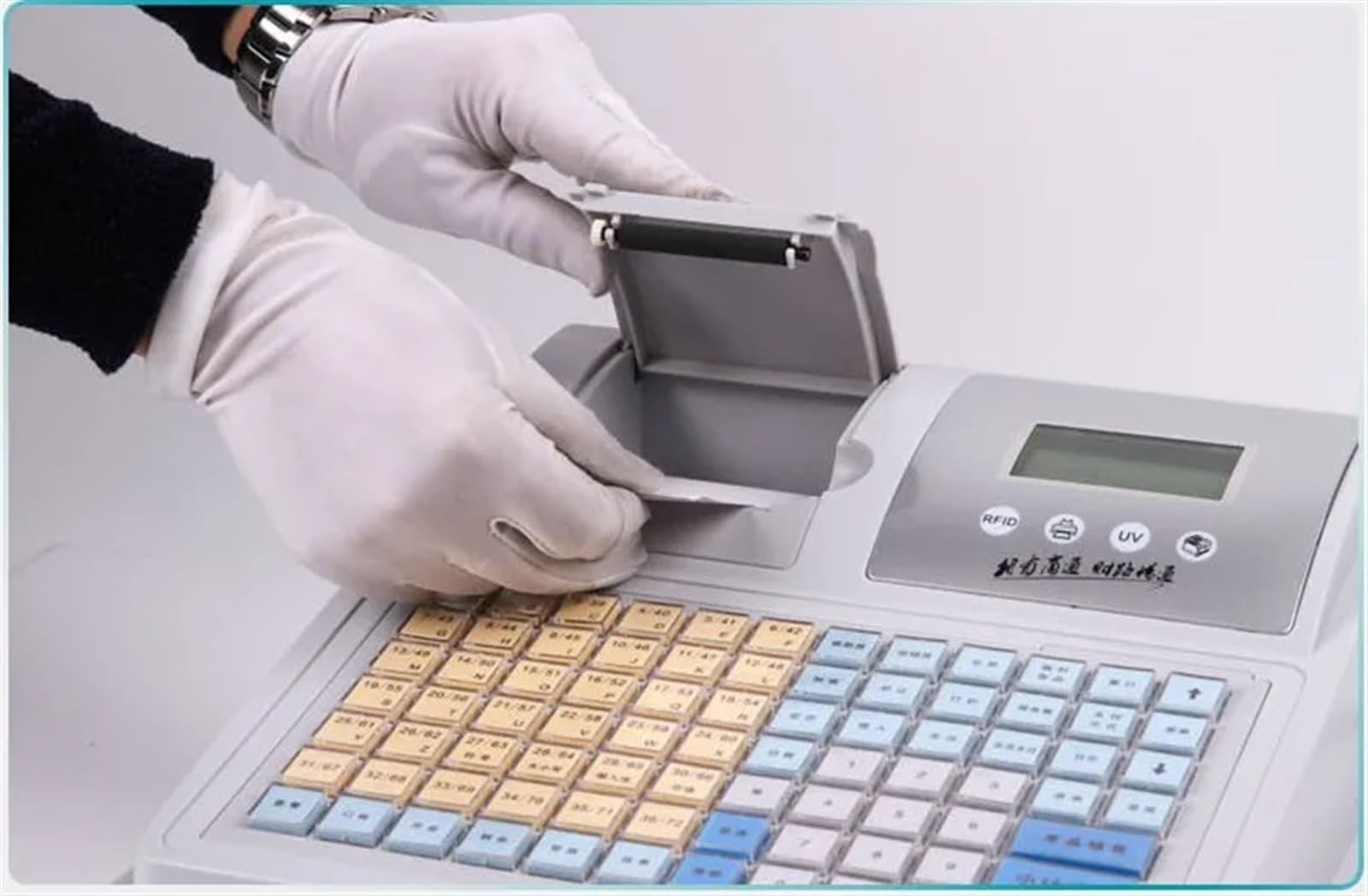 Registratori di cassa elettronici Stampante POS Supermercato multifunzionale Tè al latte Supporta solo l'inglese, Professionale, set di strumenti(With scanner)