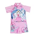 FancyDressWale Swimming Suit for Girls and Boys, Half Sleeves Swim wear Multicolor