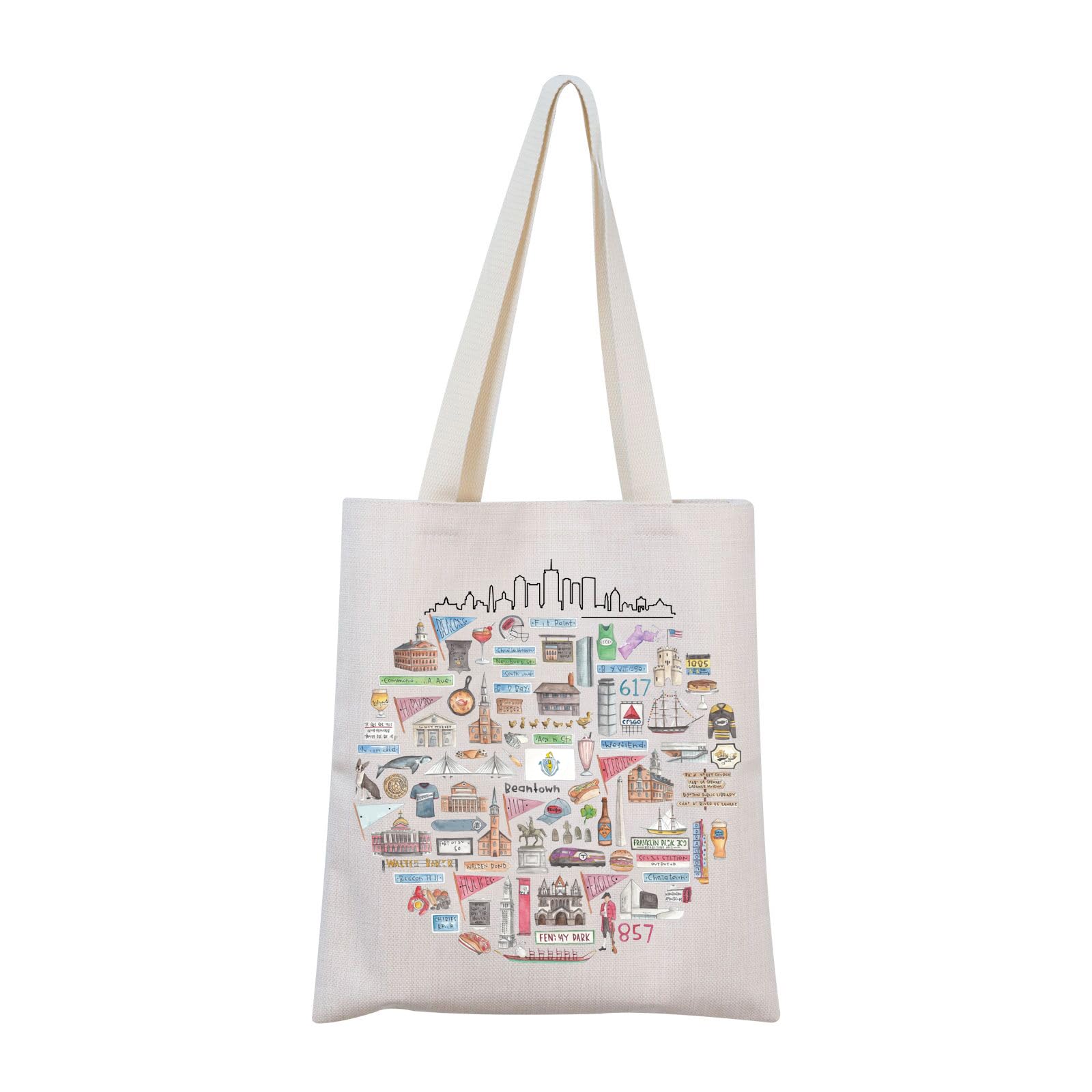 MNIGIU Travel Tote Bag Travel Souvenir Gift Travel Bag Housewarming Gift