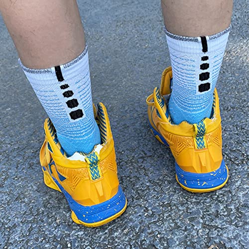 Yqhmt Athletic Crew Socks Performance Thick Cushioned Sport Basketball Running Training Compression Socks For Men & Women #TOP4