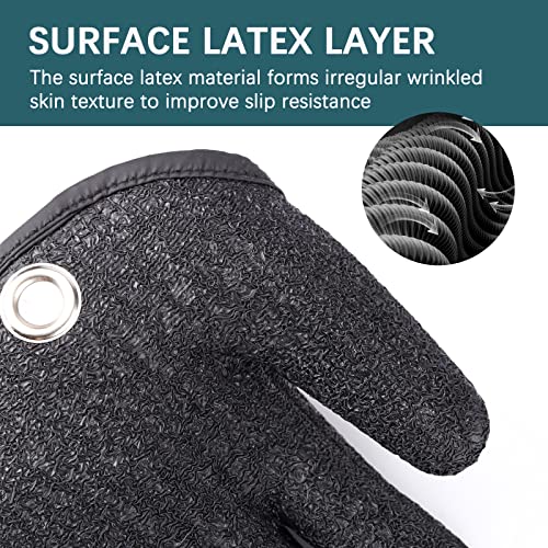TOPIND Fishing Gloves Hunting Glove Waterproof Anti-cut Glove PE Wire Woven Latex Fish Catching Gloves with Magnet Release Fishing Wear M L XL 1pc - Image 3