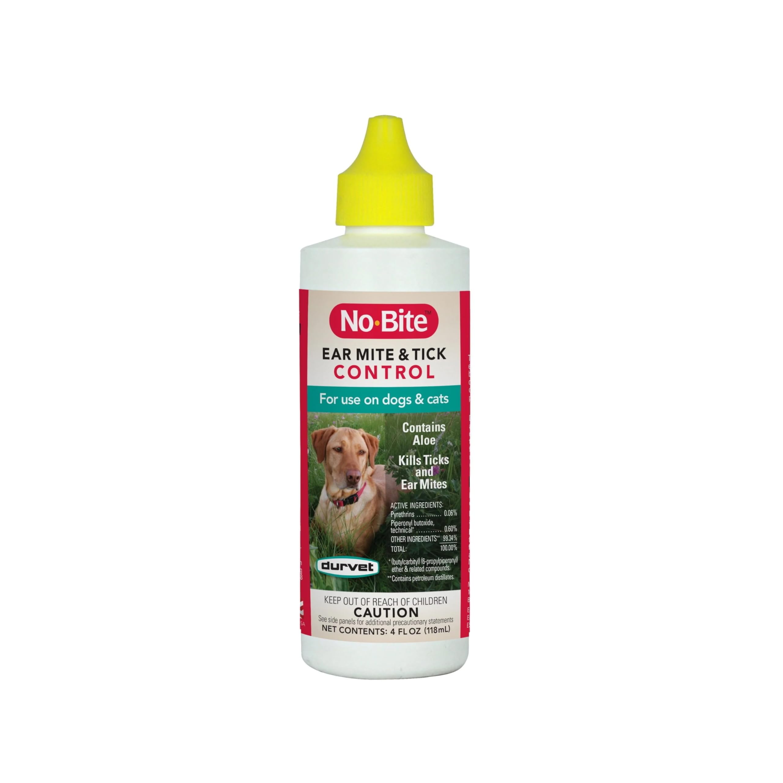 Durvet 011-1165 No-Bite Flea & Tick Ear Mite Control, 4 oz